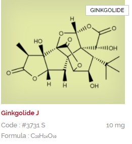 Extrasynthese Ginkgolide J Botanical Reference Materials